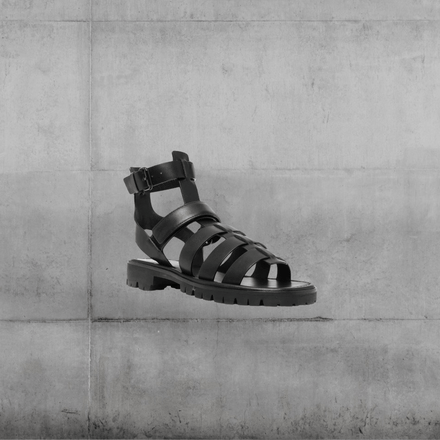 Cage Leather Sandals⎮Juun.J⎮Unfolloworld