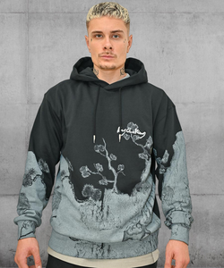 New Printed Black Hoodie designed by Feng Chen Wang