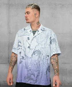 Printed Hawaiian Shirt - Feng Chen Wang
