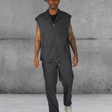 Carpenter vest Dark Grey Lownn