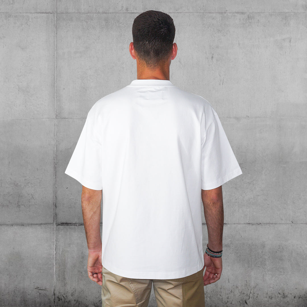 Double Neck T-shirt white⎮Feng Chen Wang⎮Unfolloworld – UNFOLLOWORLD