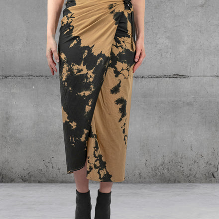 Women Long Wrap Tie-dye Skirt Isabel Benenato