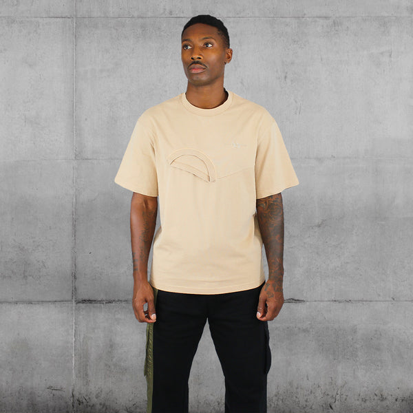 Double collar t-shirt | plant dye double collar t-shirt | FENG