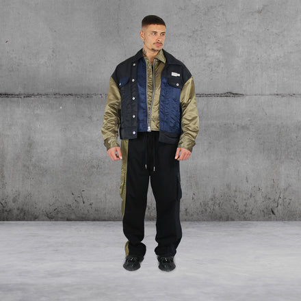 Deconstructed nylon jacket by FENG CHEN WANG
